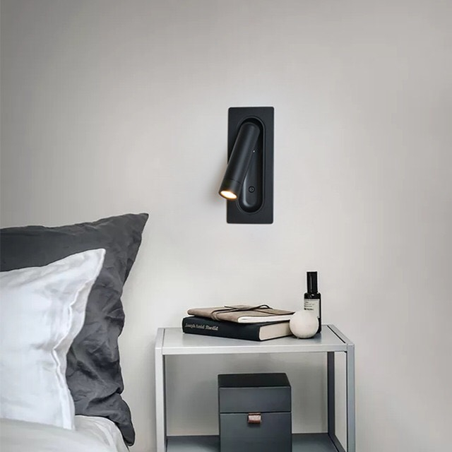 Đèn đọc sách gắn đầu giường. Thiết kế hiện đại