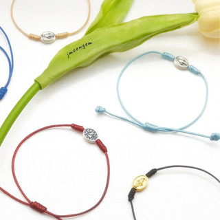 Vòng tay nam nữ freesize đính mề đay Huyền Nhiệm linh thiêng từ Medjugorje Mễ Du thiết kế handmade MOONGEM