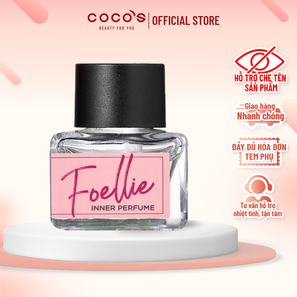 [Mã FMCG8 - 8% đơn 250K] Nước Hoa Vùng Kín Hương Trái Cây Ngọt Ngào Foellie Eau De Innerb Perfume 5ml - Fleur [MÀU HỒNG]