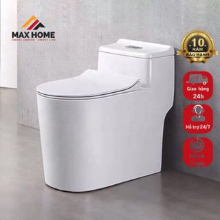 Bồn cầu một khối, Bệt vệ sinh liền khối cao cấp Max Home [ Giá Kho ]