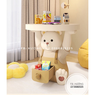 🐻 bàn decor hình gấu- trang trí phòng khách- phòng ngủ👍🏻