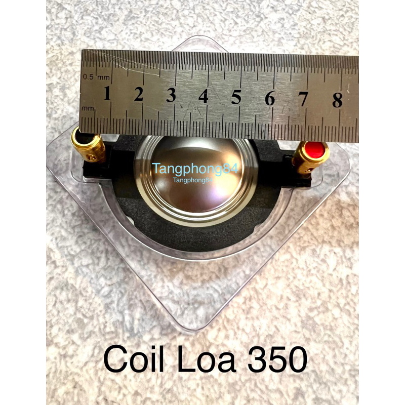 Coil Loa Treble 350 ,coil 34.4 ,có 2 cọc loa nhấn xi vàng ,coil dây đồng tròn - giá 1 cái 69k