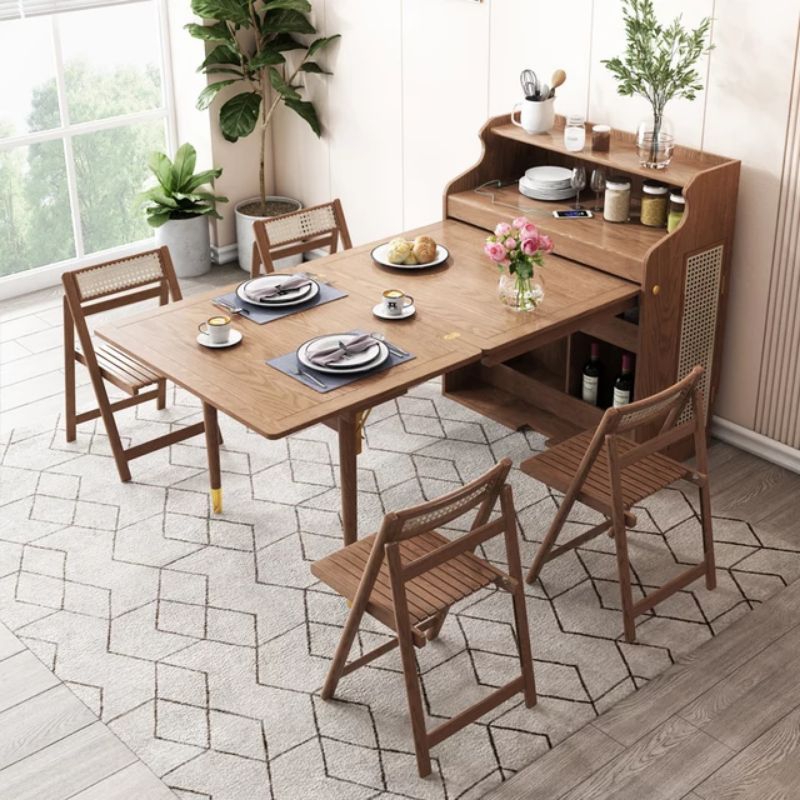 bàn ăn tủ đồ cánh phối mây phong cách tân cổ điển ba 26