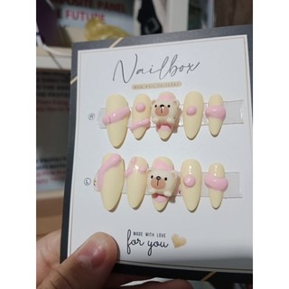 nails box thiết kế gấu dễ thương