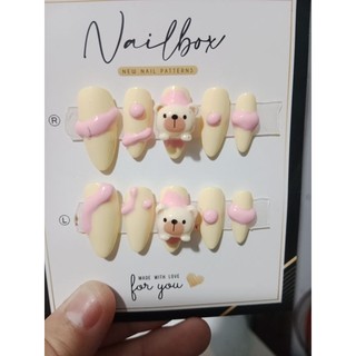 nails box thiết kế gấu dễ thương