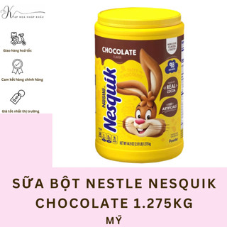 [DATE 2025] SỮA BỘT SOCOLA NESTLE NESQUIK 1.275KG NHẬP KHẨU MỸ