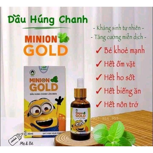 Tinh dầu húng chanh lên men minion gold