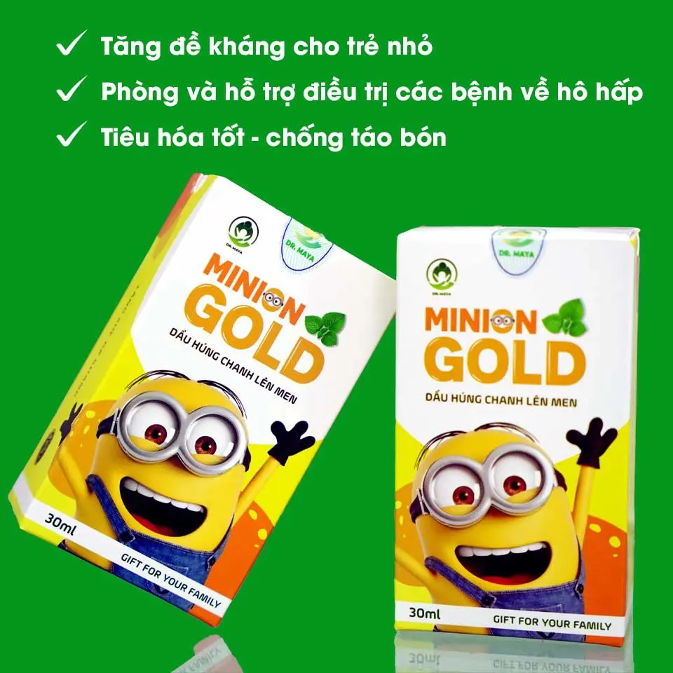 Tinh dầu húng chanh lên men minion gold