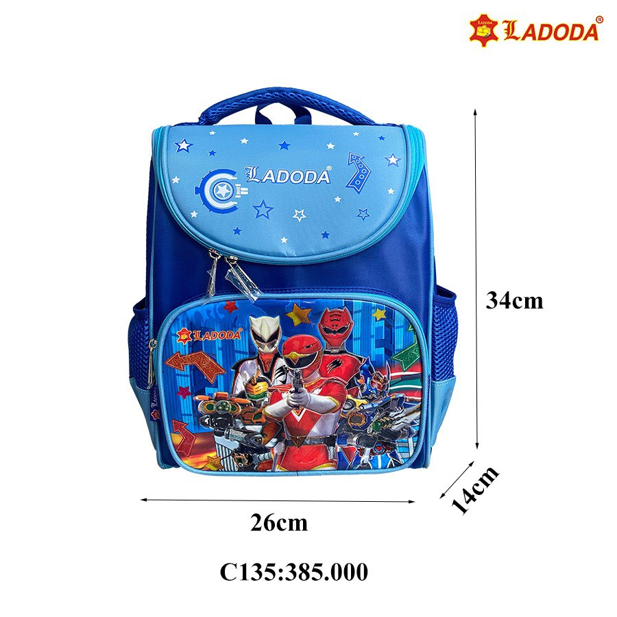 Cặp chống gù lưng học sinh C135 chính hãng Ladoda