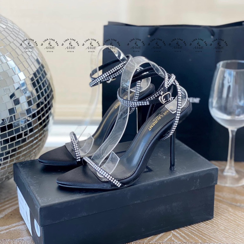 Giày Cao Gót Sandal 9p Quai Đá Mảnh Chiến Binh