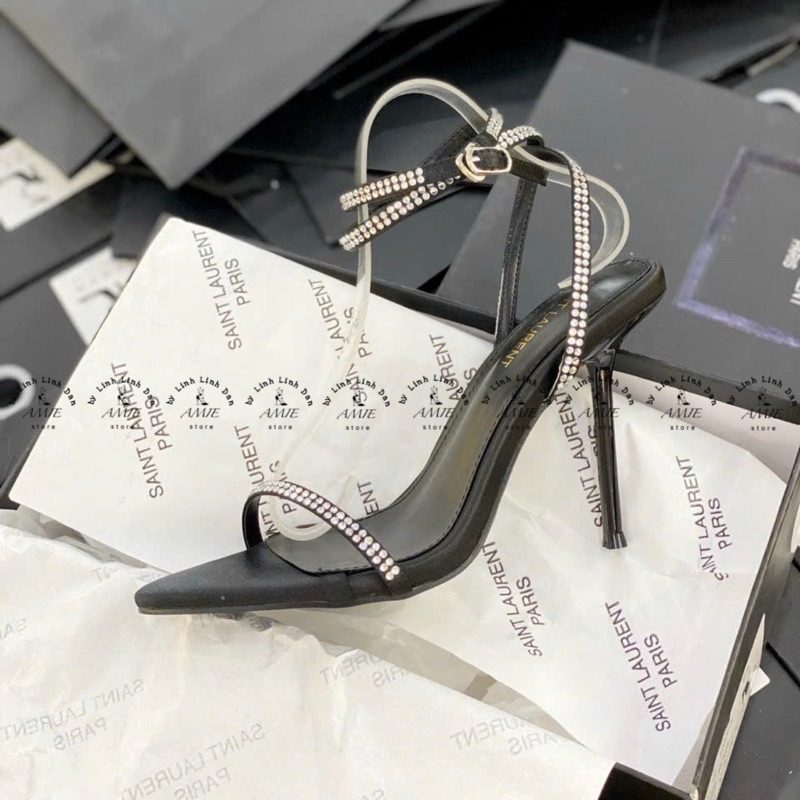 Giày Cao Gót Sandal 9p Quai Đá Mảnh Chiến Binh