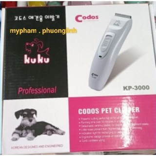 TÔNG ĐƠ CODOS 9600 , 6800, 3600 CẮT LÔNG THÚ CƯNG