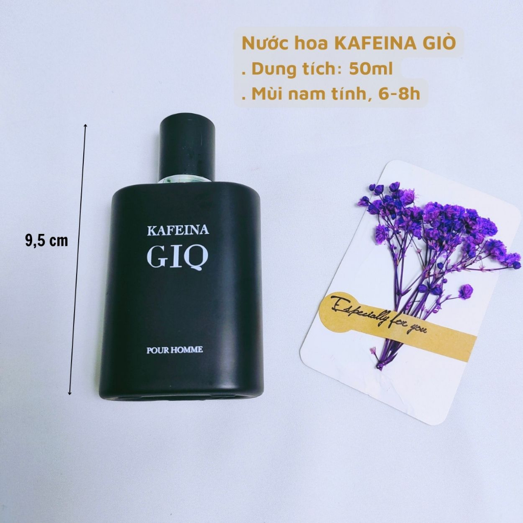 Quà Sinh Nhật Cho Nam, Dành Tặng Nam Gồm Nước Hoa Giò, Quạt, Thiệp, Kèm Túi