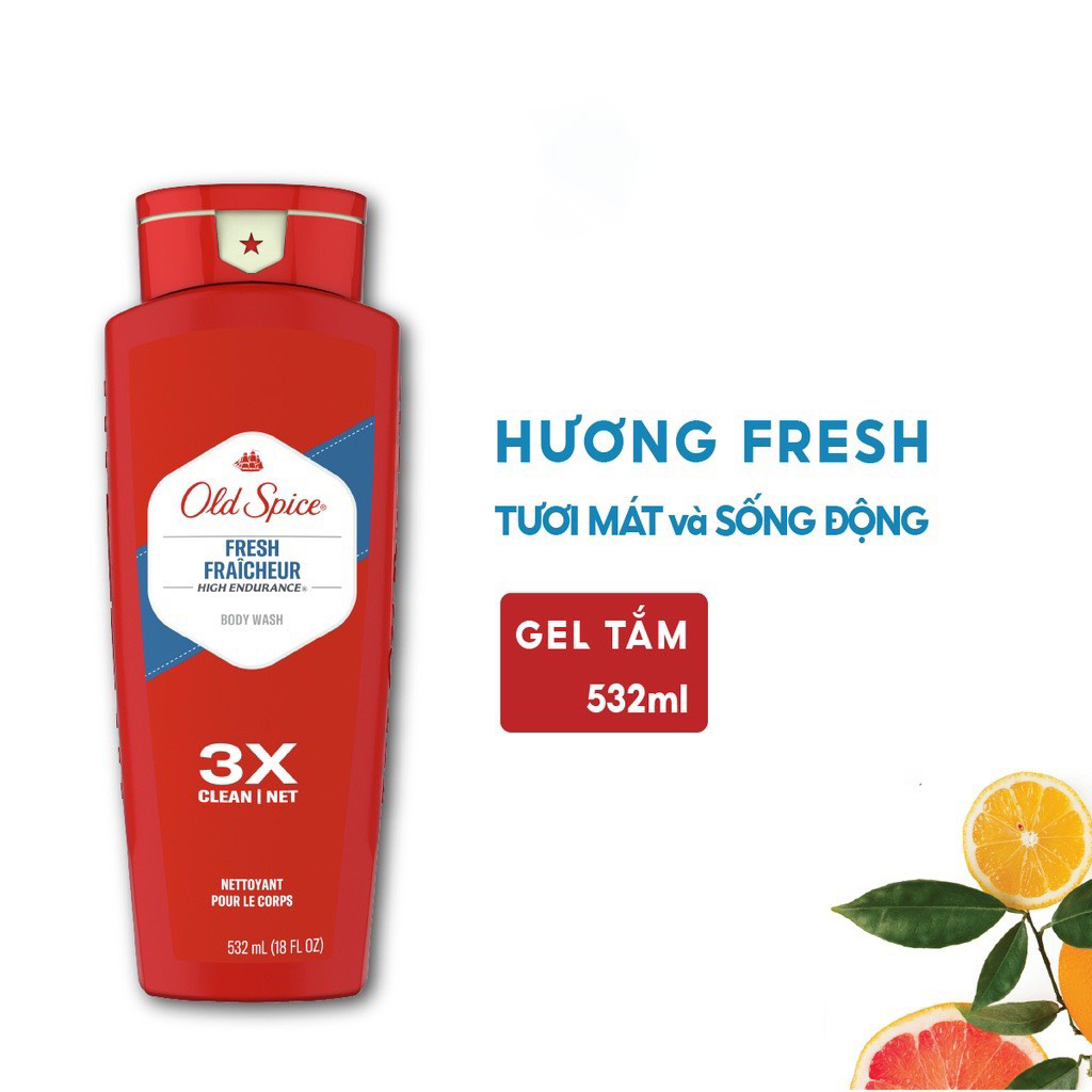 Sữa Tắm Old Spice Nhiều Mùi Hương 473ml