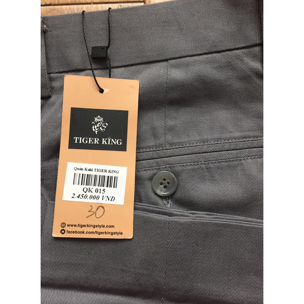 Quần khaki nam Tiger King QK05 - QK15 - QK17 dáng Slimfit, cotton mỏng mềm mát, cắt may thủ công cao cấp