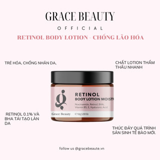 Kem dưỡng retinol body lotion moisturizer 150g - grace beauty chính hãng