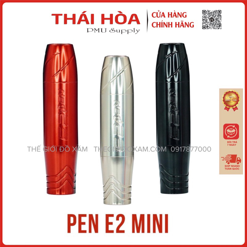 Máy pen mini E2, máy pen chuyên phun môi mày đi sợi E2 chính hãng