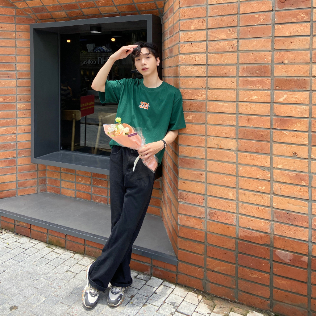 ZEROBASEONE TEE - Áo thun ZB1 unisex oversize 4 màu đen/trắng/be/xanh đậm