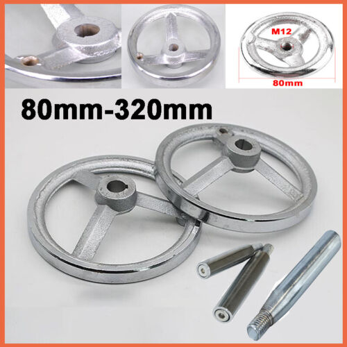 Tay vô lăng quay gang mạ Crom hàng mới đẹp Fi 60-150mm