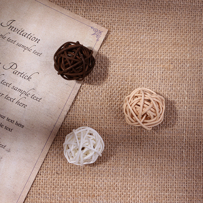 GIÁ SỈ - Que Khuếch Tán Tinh Dầu LALUNA.CENT  Banh Gỗ Quả Cầu Màu Đen Be Nâu Làm Thơm Phòng Trang Trí C08