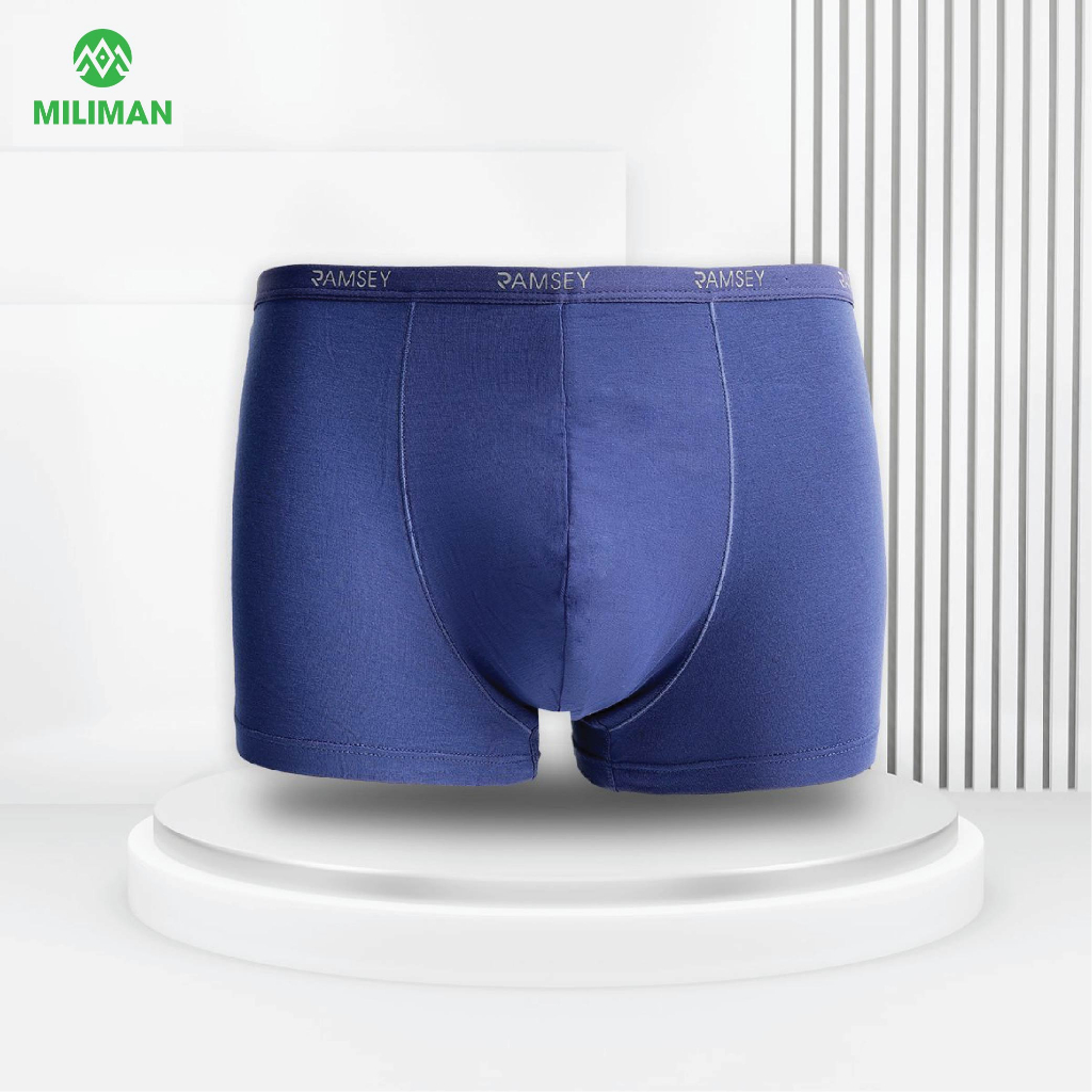 Combo 3 Quần Lót Đùi Nam Cotton Cao Cấp Co Giãn Thoải Mái Ôm Khít Vừa Vặn Ramsey