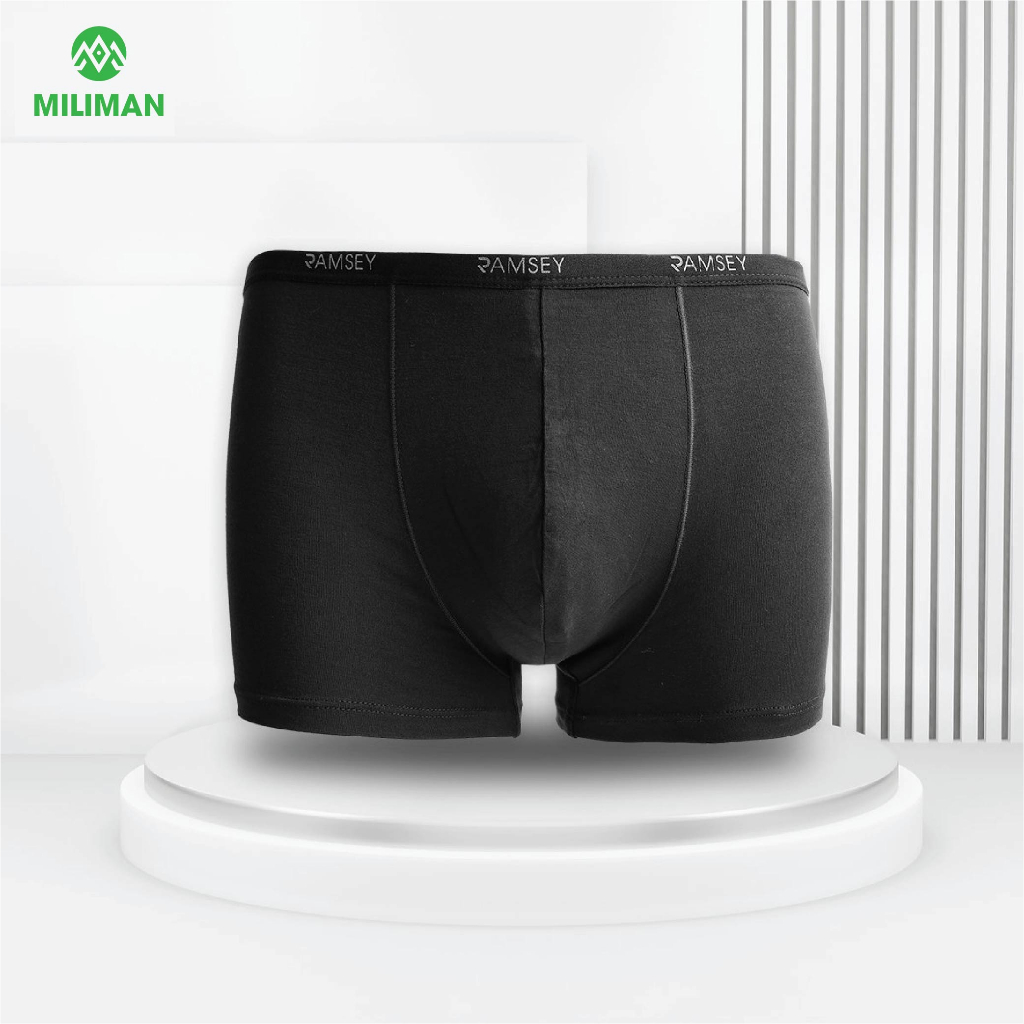 Combo 3 Quần Lót Đùi Nam Cotton Cao Cấp Co Giãn Thoải Mái Ôm Khít Vừa Vặn Ramsey