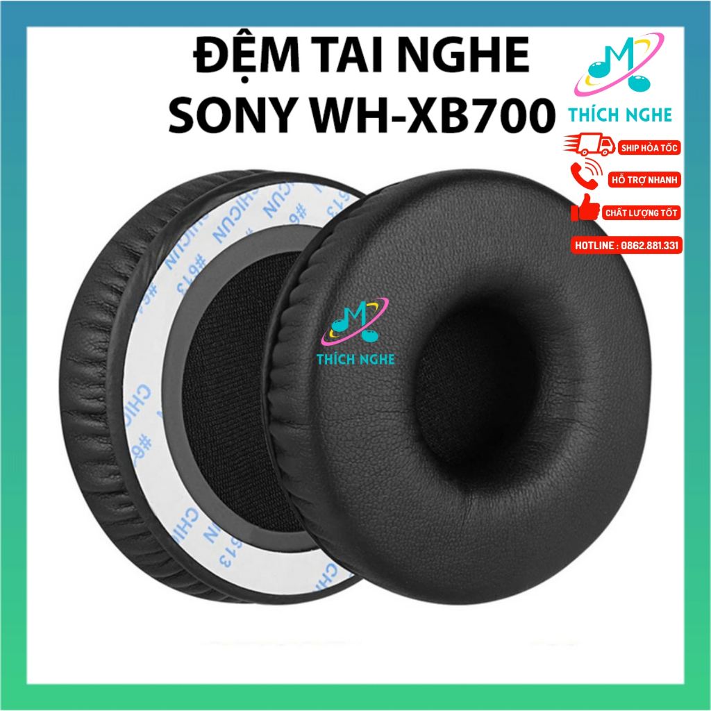 Mút đệm tai nghe Sony WH XB700 WH-XB700 - Earpad Sony WH XB700 WH-XB700 - Thích Nghe