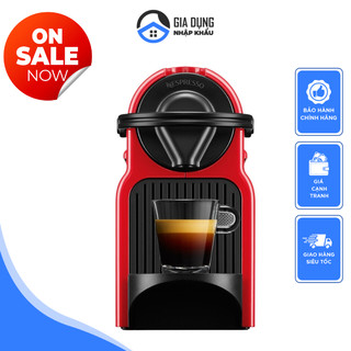 Máy pha cafe viên nén delonghi nespresso inissia en 80.b, máy pha cà phê, espresso, cappuccino, tặng kèm 1 hộp viên nén