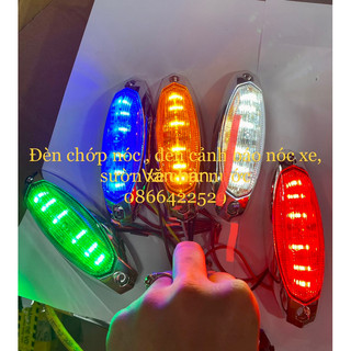 Đèn chớp nóc, đèn led cảnh báo nóc xe tải đèn sườn chịu nước hai chế độ sáng và chớp 12v 24v mã 4022 hãng SILIDU