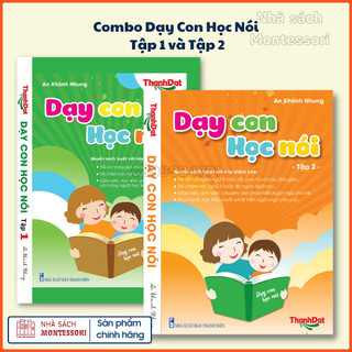 Combo dạy con học nói tập 1 và tập 2