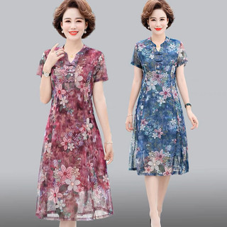 Đầm trung niên sang trọng 2023 BAB08