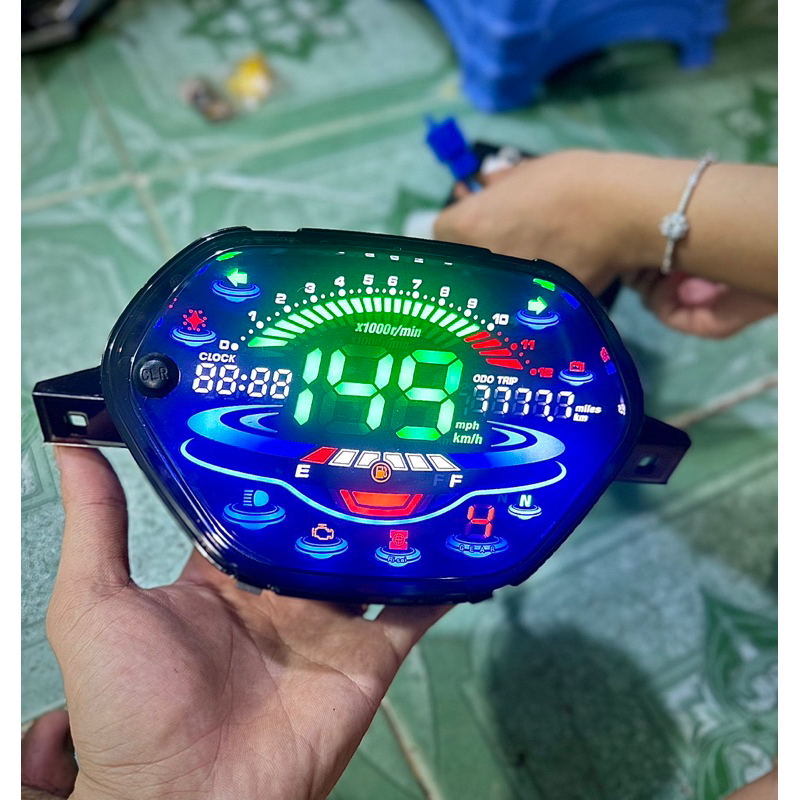 Đồng Hồ Cho Wave nhỏ điện Tử mẫu Full Led 2023
