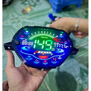 Đồng hồ cho wave nhỏ điện tử mẫu full led 2023