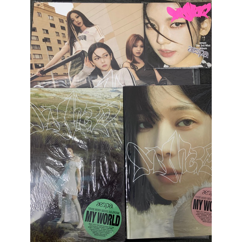 Goods và Album nhóm nhạc aespa nguyên seal chính hãng