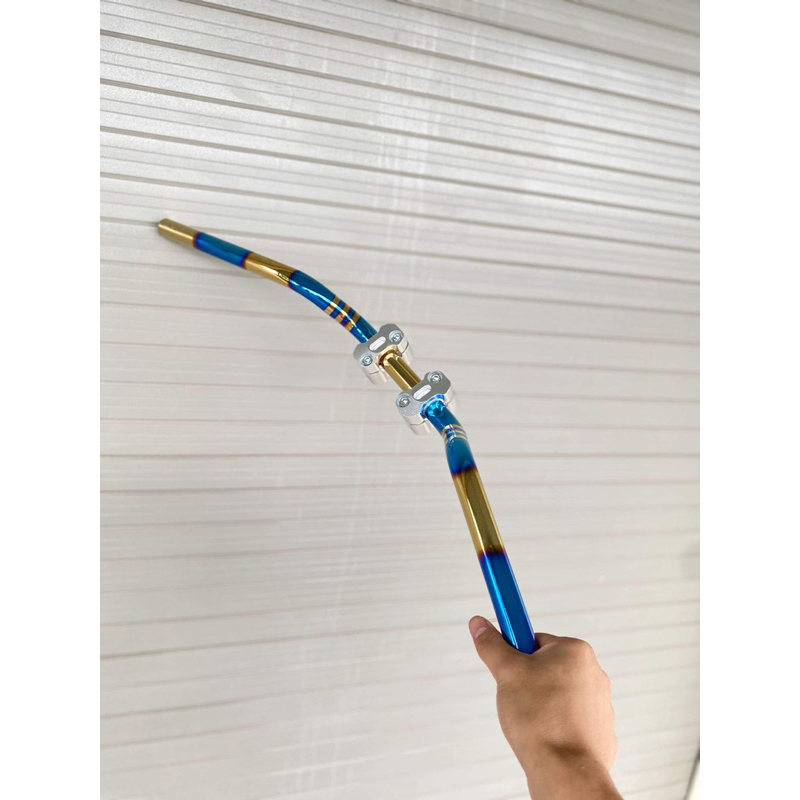 Ghi đông độ xe điện kèm cùm nâng