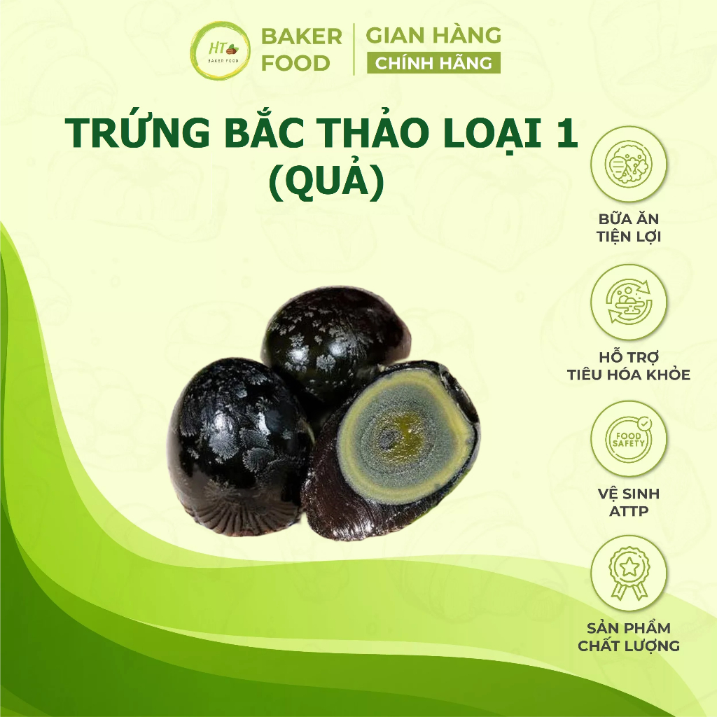 Trứng Bắc Thảo loại 1 (quả) - Baker Food