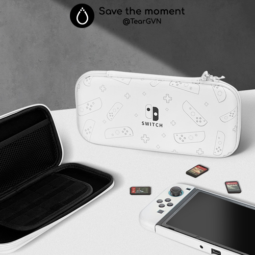 Bóp đựng phong cách Mario, Kaws, Pokemon Scarlet cho Nintendo Switch Oled / Switch v1,2