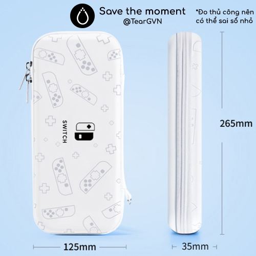 Bóp đựng phong cách Mario, Kaws, Pokemon Scarlet cho Nintendo Switch Oled / Switch v1,2