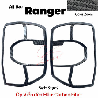 Ốp viền đèn pha hậu Ranger 2023 2024 Wildtrak, Sport