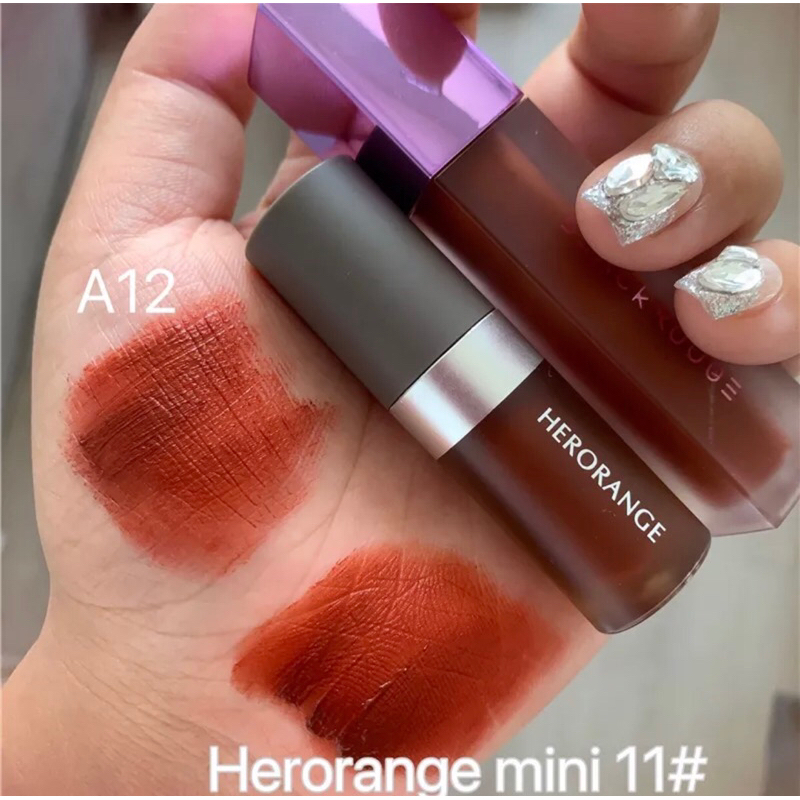 Son kem tint bóng HerOrange Mini Crystal Mist Lip Gloss nội địa Trung