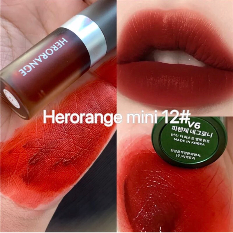 Son kem tint bóng HerOrange Mini Crystal Mist Lip Gloss nội địa Trung