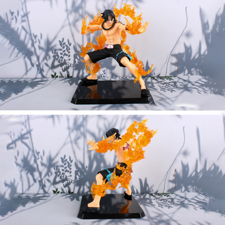 Mô Hình ACE Hỏa Quyền 16CM Mô hình One Piece Cao Cấp, Figure Mô Hình Anmie One Piece Luffy Vua Hải Tặc