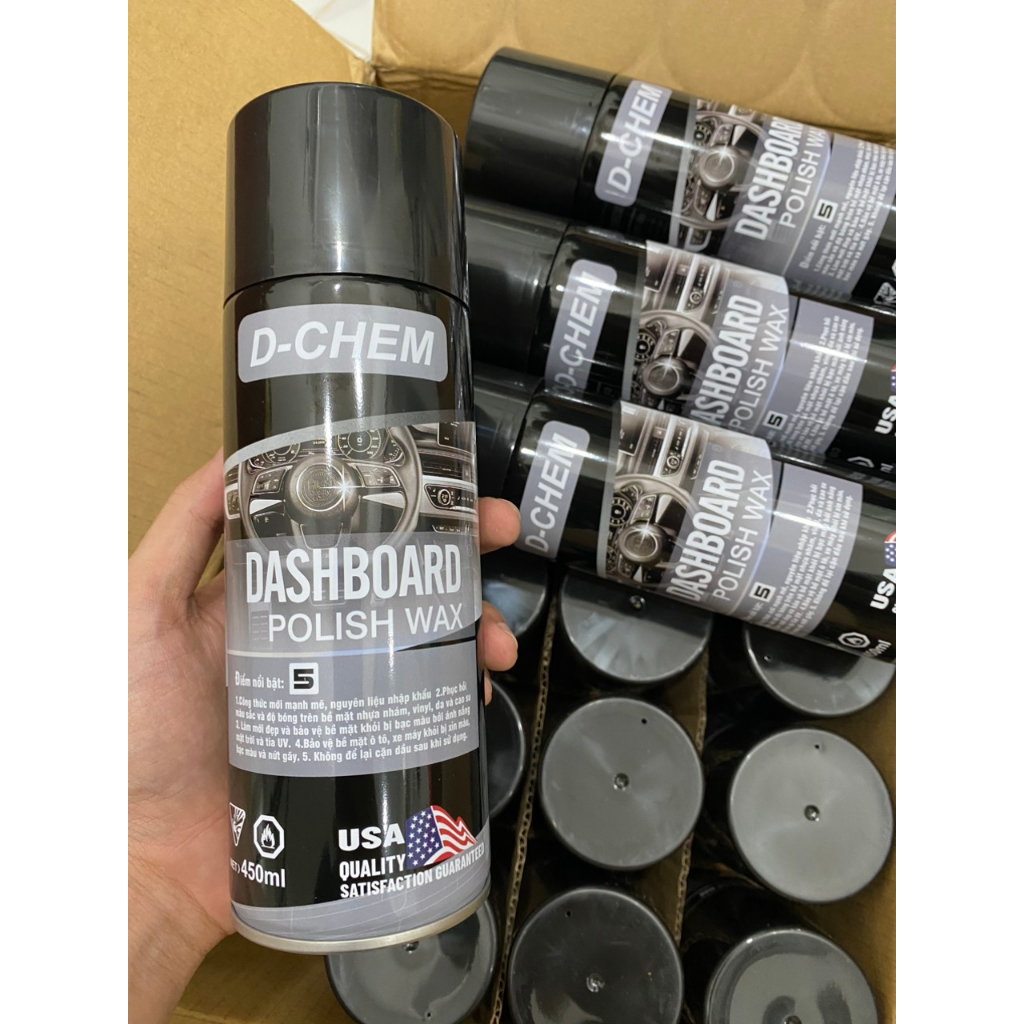 PHỤC HỒI NHỰA NHÁM ÔTÔ XE MÁY DCHEM CÔNG NGHỆ USA 450ML