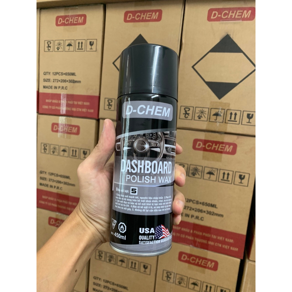 PHỤC HỒI NHỰA NHÁM ÔTÔ XE MÁY DCHEM CÔNG NGHỆ USA 450ML