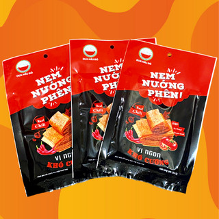 Snack nem nướng phên ăn vặt bà tuyết 30 gói ăn vặt ngon cổng trường giá rẻ