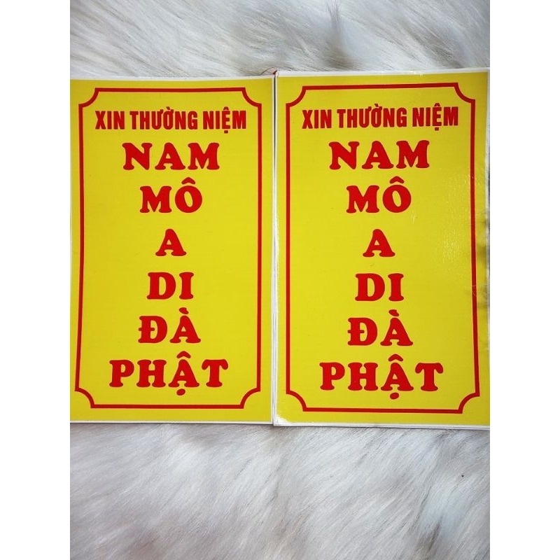 COMBO 10 DECAL DANH HIỆU NAM MÔ A DI ĐÀ PHẬT