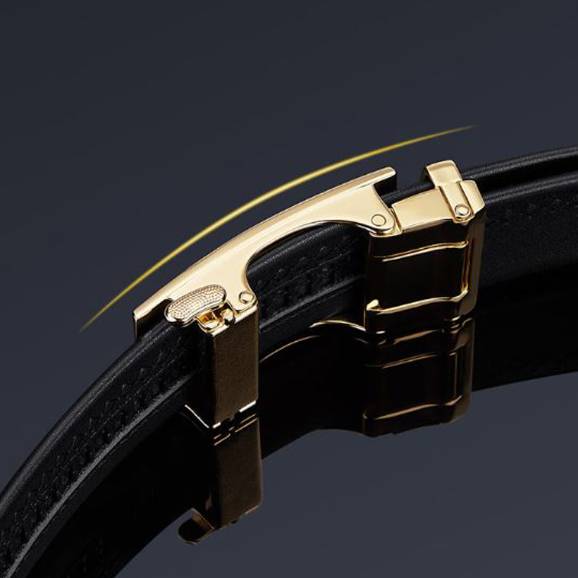 Thắt lưng nam cao cấp hàng hiệu WilliamPOLO chất liệu da Bò nguyên tấm - POLO 2723P