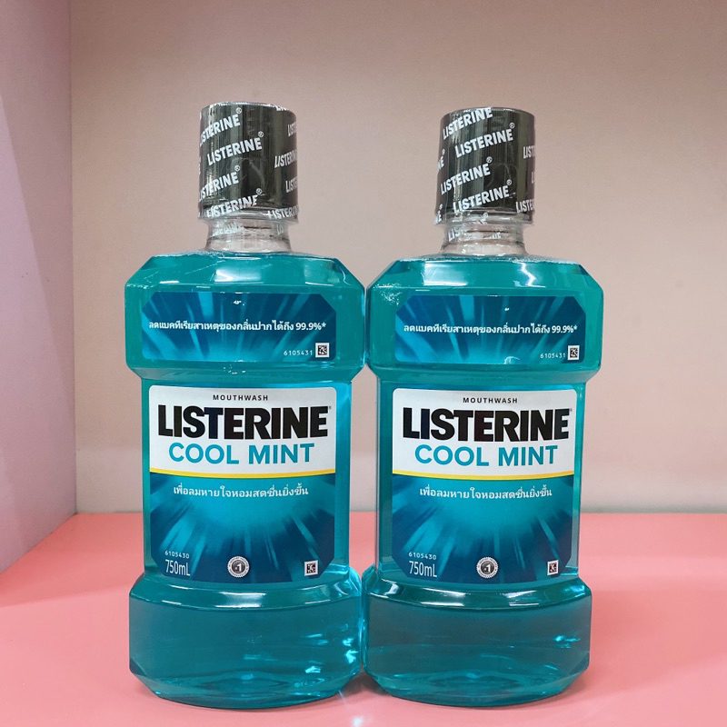 Combo 2 Chai Nước súc miệng Listerine chai 750ml / 250ml