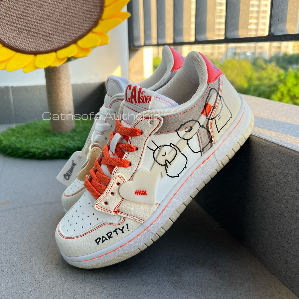 Giày thể thao Cat&Sofa hàng có sẵn - full box phụ kiện - PARTY - AC280 sneaker unisex