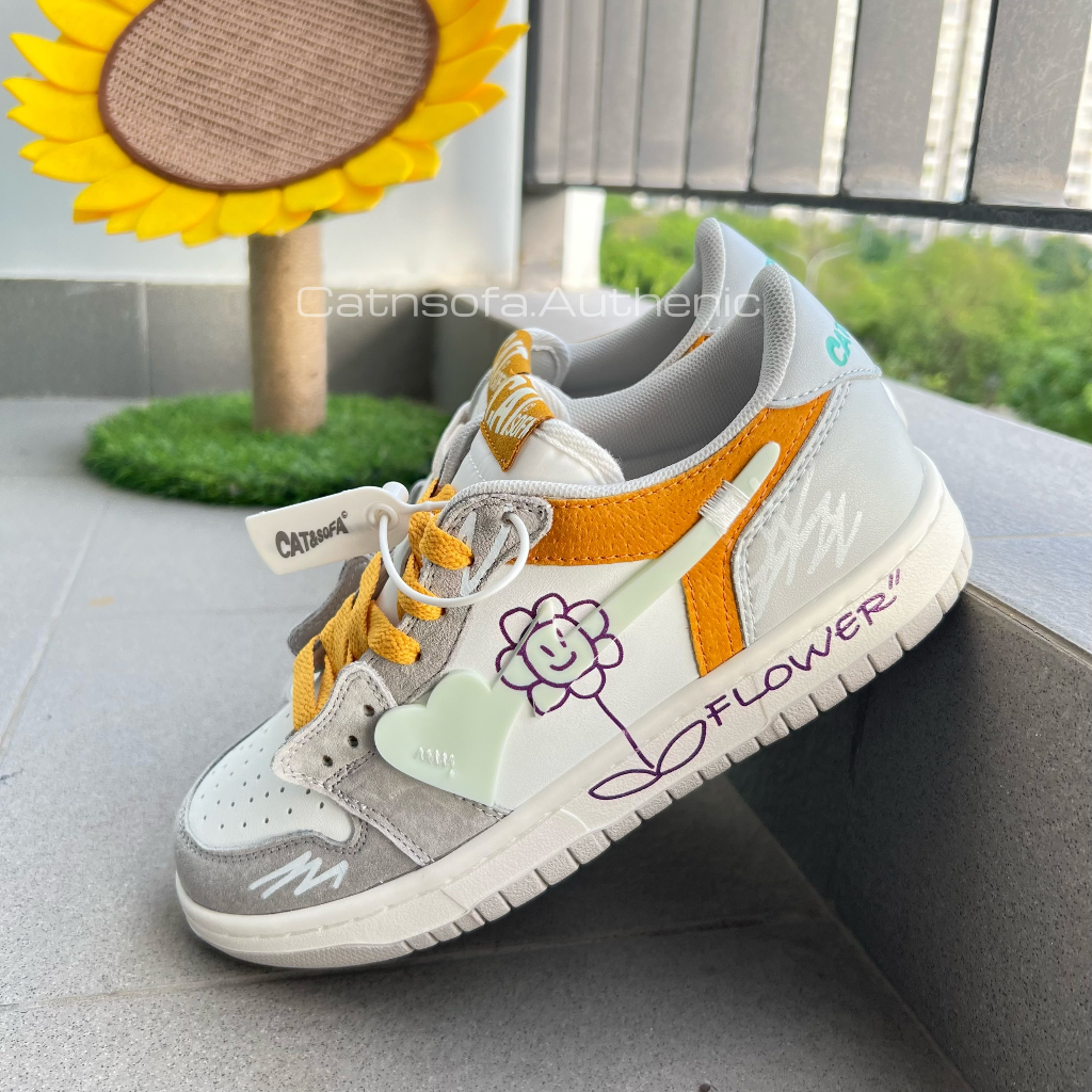 Giày thể thao Cat&Sofa hàng có sẵn - full box phụ kiện - FLOWER - AC254 sneaker unisex